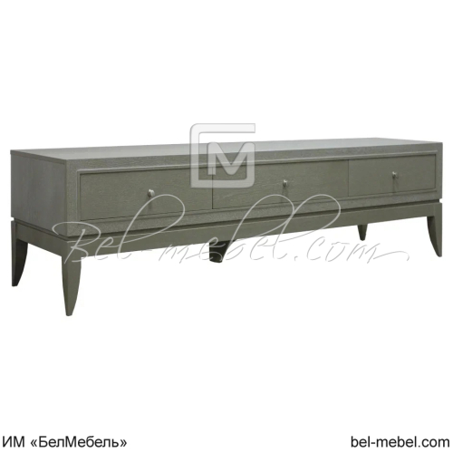 Тумба под ТВ Орта ММ-389-05 Олива + белая патина