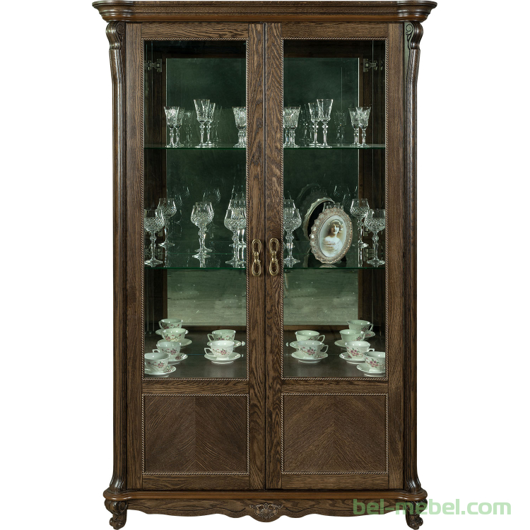 Шкаф-витрина 2д "Алези" П1.350.0.19