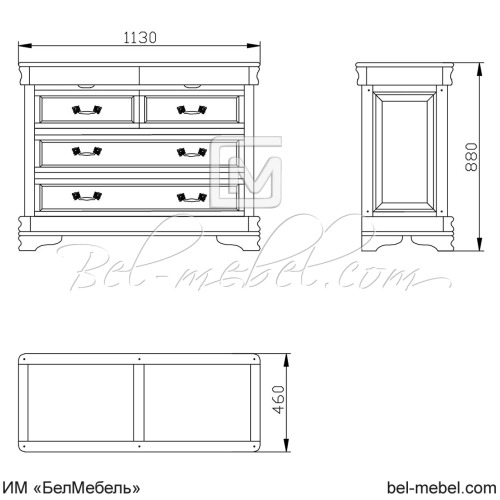 Комод "Маэстро" СКМ-002-42-01