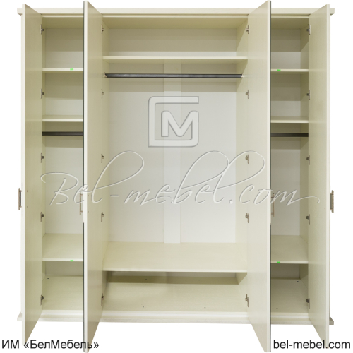 Шкаф для одежды "Тунис" 4-х дв. с зеркалами П 344.09