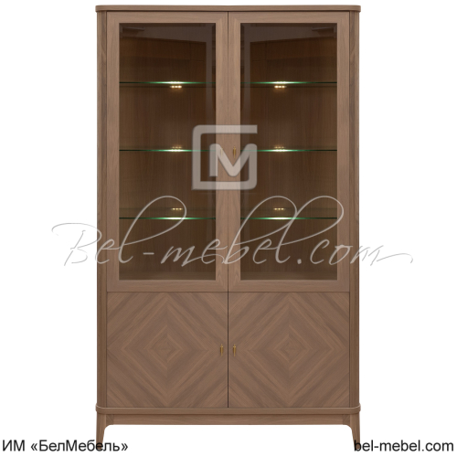 Шкаф-витрина 2Д "Армани" П1.135.0.21