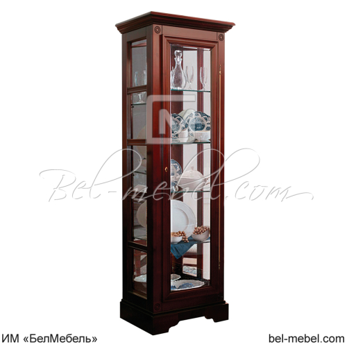 Шкаф с витриной "Полонез" ММ-174-05