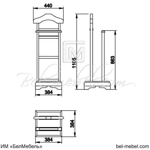 Вешалка "Сальвина" СКМ-003-75