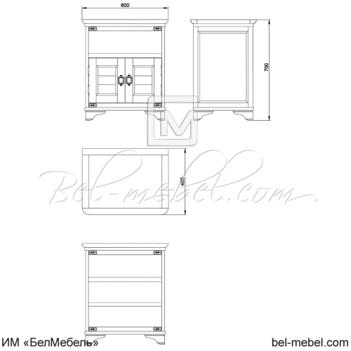 Тумба "Марина" эскиз 112