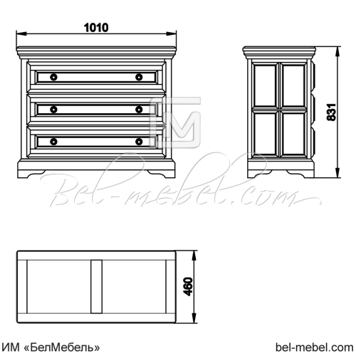 Комод "Сальвина" СКМ-003-13