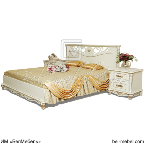 Кровать 2-16 "Алези" П1.350.1.63 (низкое изножье, под. мех.)