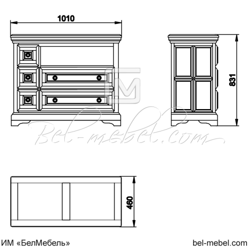 Комод "Сальвина" СКМ-003-10