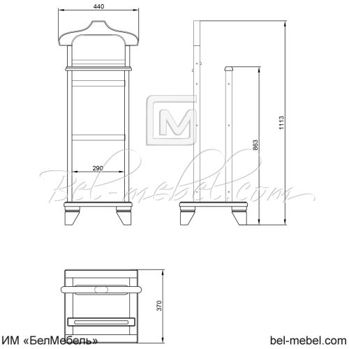 Вешалка "Винтаж" СКМ-006-19