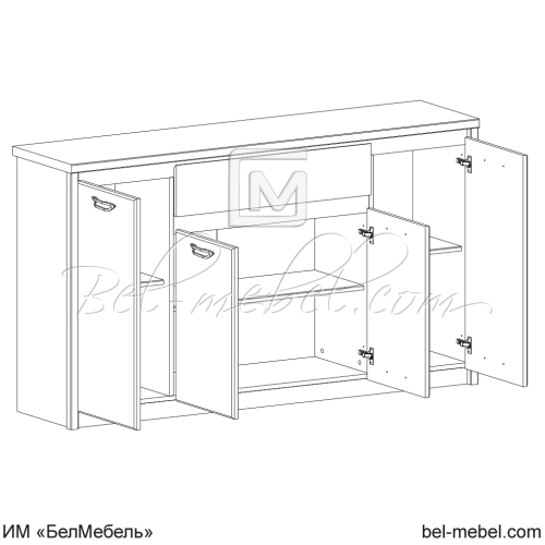 Тумба JAZZ 4D1S
