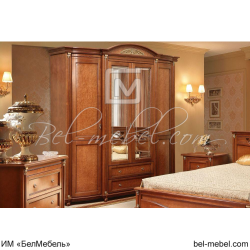 Шкаф для одежды 4Д "Валенсия Классик" П3.0589.1.11