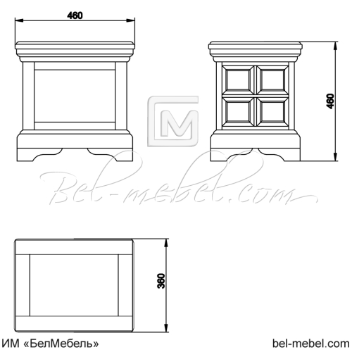 Банкетка "Сальвина" СКМ-003-20