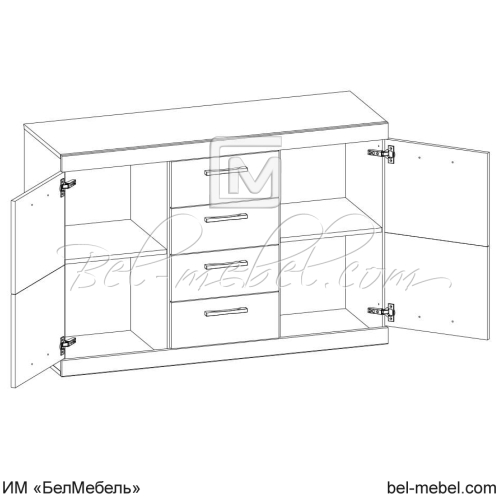 Тумба OSKAR 2D4S