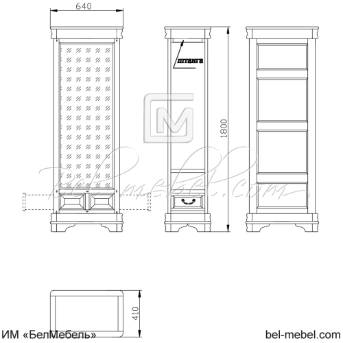 Зеркало напольное "Маэстро" СКМ-002-91