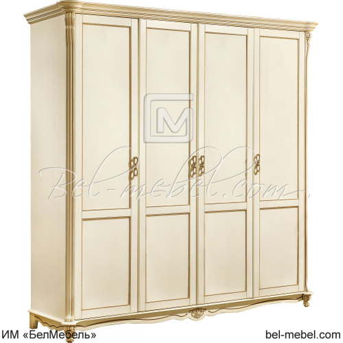 Шкаф для одежды 4д "Алези" П1.350.1.13