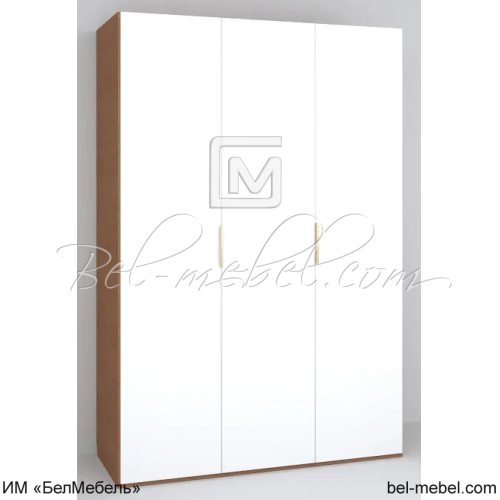 Шкаф для одежды "Дельта" 3-х дв. без зеркала ММ-356-01/03Б