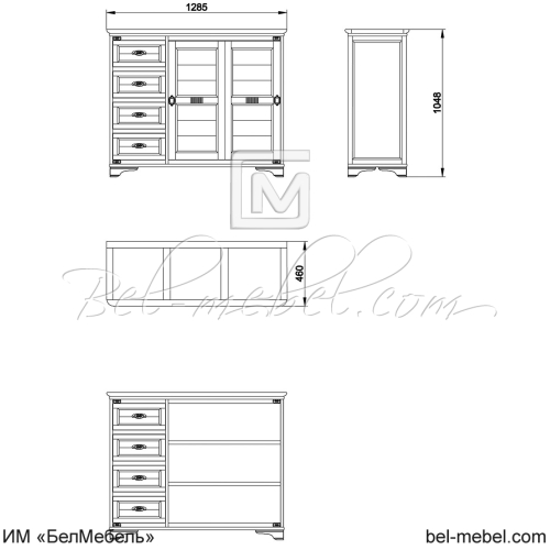 Тумба "Марина" эскиз 19