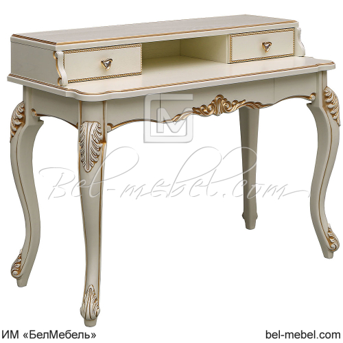 Стол туалет Альба 22Т 1 П 524.22 Слоновая кость с золочением