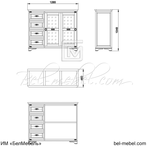 Тумба "Марина" эскиз 22