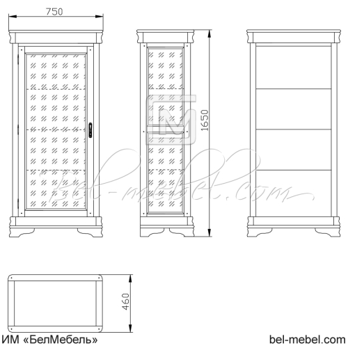 Витрина "Маэстро" СКМ-002-04-01