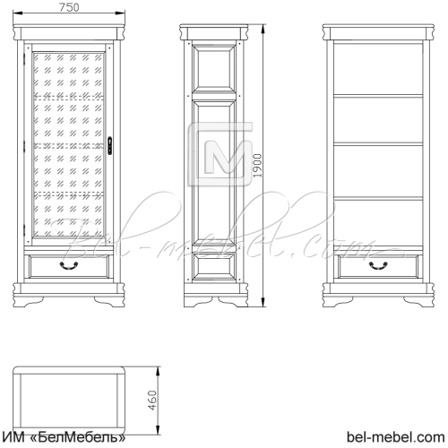 Шкаф "Маэстро" эскиз 96