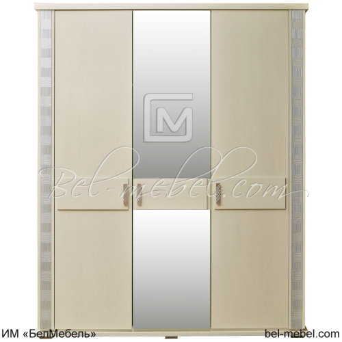 Шкаф для одежды "Тунис" 3-х дв. с зеркалом П 344.01