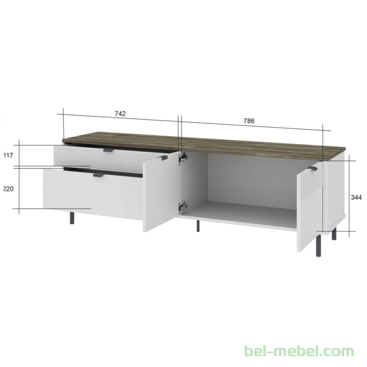 SIMPLE, Тумба RTV 2D2S