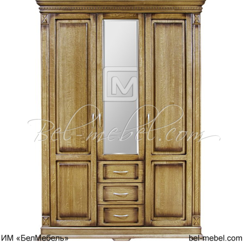 Шкаф для одежды 3Д "Верди Классик" П3.0487.1.25