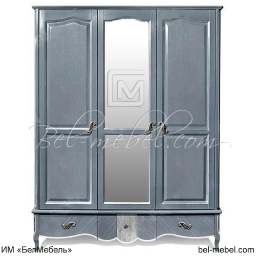 Шкаф для одежды 3-х дв. "Лаура" ММ-267-01/03-1