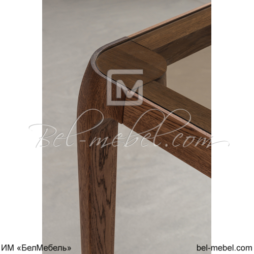 Стол обеденный со стеклом "Порто"