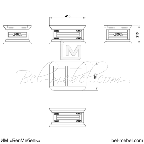 Сундук "Марина" СКМ-001-100