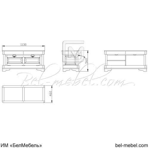 Тумба для обуви "Маэстро" СКМ-002-56