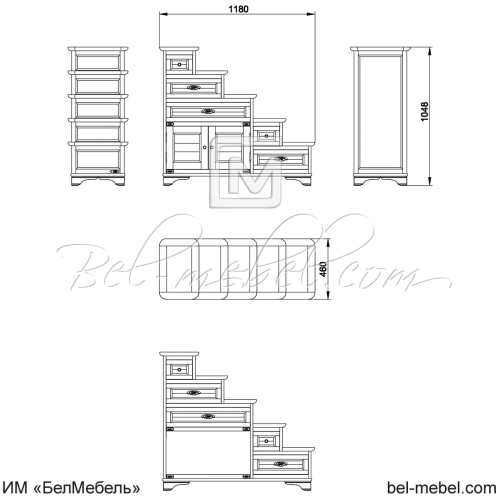 Тумба "Марина" СКМ-001-03