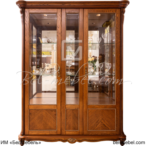 Шкаф-витрина 3д "Алези" П1.350.0.05