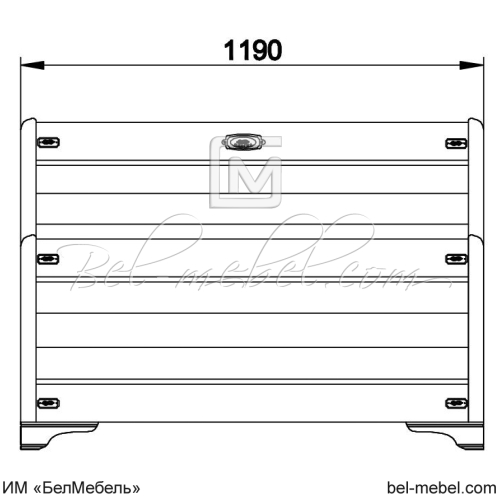 Кровать "Марина" 110 эскиз 39