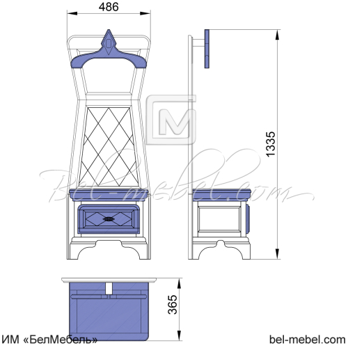 Вешалка "Софи" СКМ-004-32