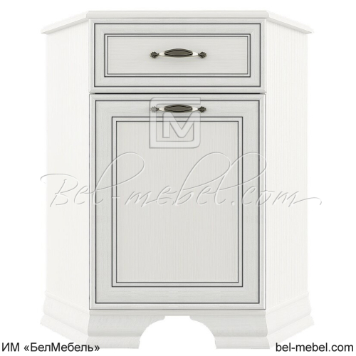 Тумба угловая Tiffany 1D1SU Вудлайн кремовый