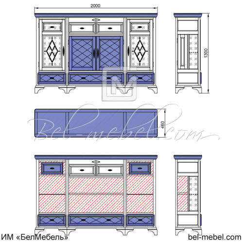 Тумба "Софи" СКМ-004-09