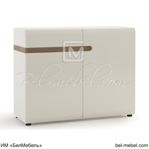 Комод Линате 2D-1S TYP 35 Белый_сонома трюфель