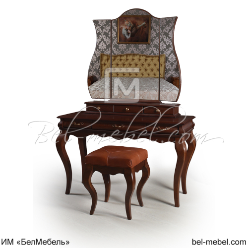 Стол туалетный "Оскар" с зеркалом ММ-216-06