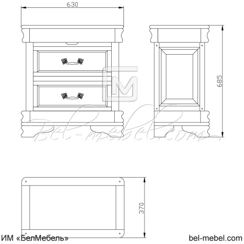 Тумба "Маэстро" СКМ-002-52