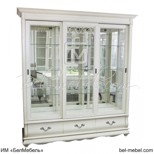 Шкаф с витриной "Оскар" ММ-210-03
