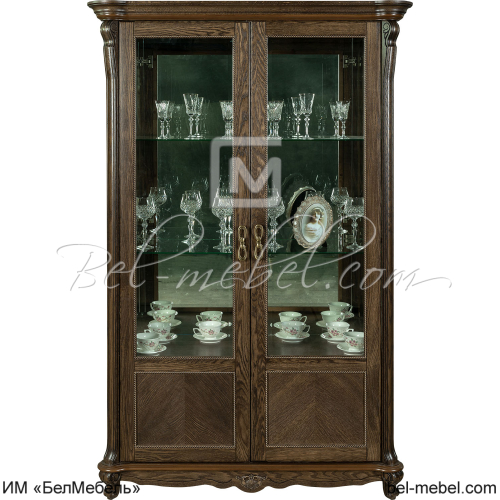 Шкаф-витрина 2д "Алези" П1.350.0.19