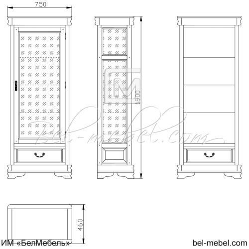 Витрина "Маэстро" СКМ-002-26