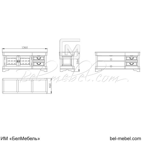 Тумба под ТВ "Маэстро" СКМ-002-47