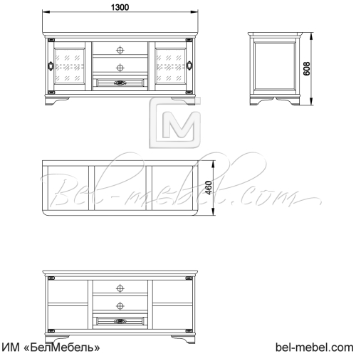 Тумба под ТВ "Марина" СКМ-001-29-01