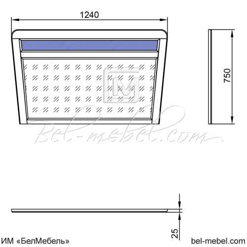 Зеркало "Софи" эскиз 76