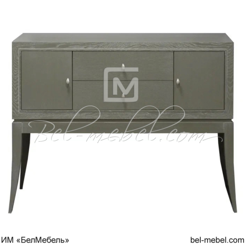 Тумба Орта ММ-389-06 Олива + белая патина вид спереди