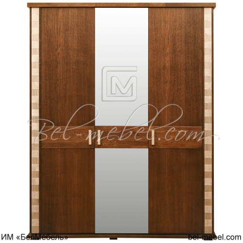 Шкаф для одежды "Тунис" 3-х дв. с зеркалом П 344.01