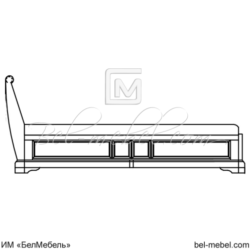 Кровать 003-90 120