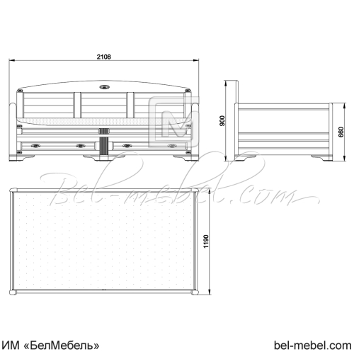 Тахта "Марина" СКМ-001-18 (1100)